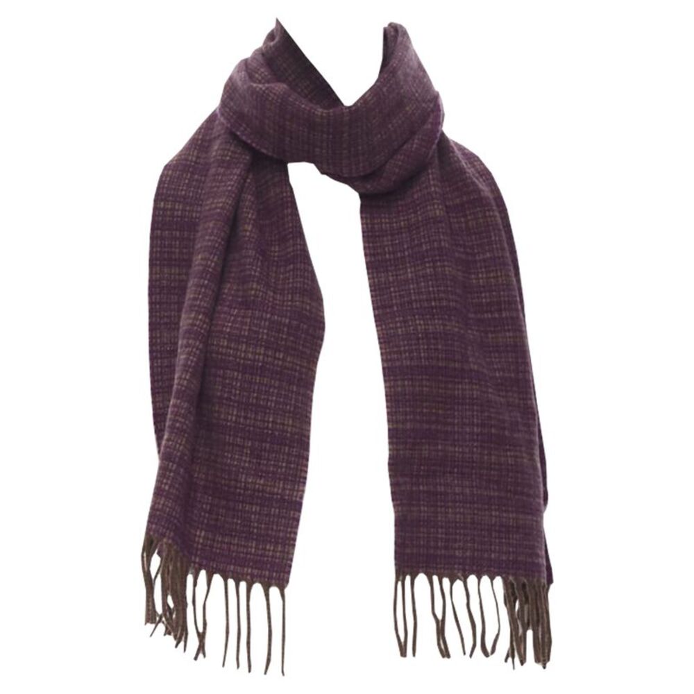 Max Mara 100% Cashmere Tassel Scarf